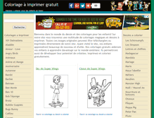 Tablet Screenshot of coloriage-imprimer-gratuit.com